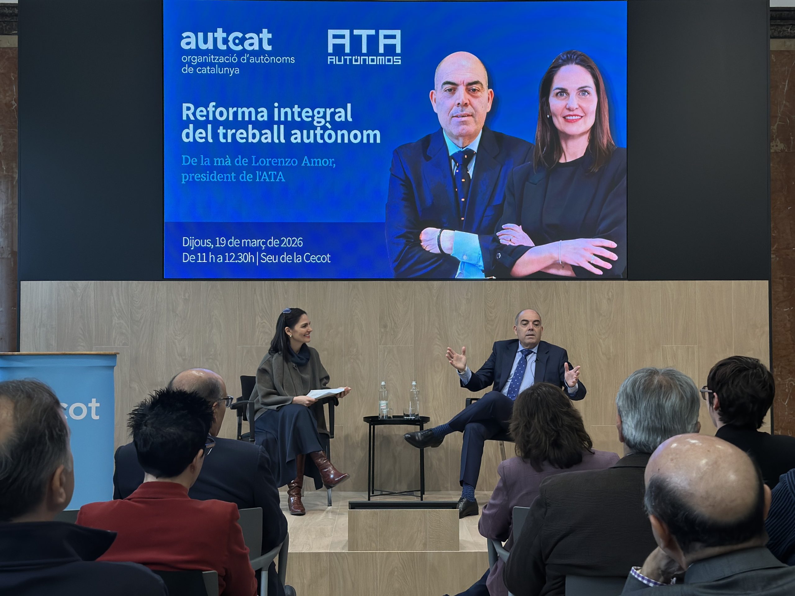 “El treball autònom és una peça essencial del nostre teixit econòmic i empresarial” "El treball autònom és una peça essencial del nostre teixit econòmic i empresarial"